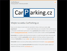 Tablet Screenshot of carparking.cz